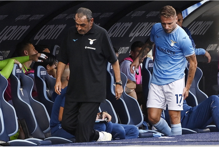 Lazio Shock Lesione Muscolare Per Immobile Lungo Stop Torner Nel