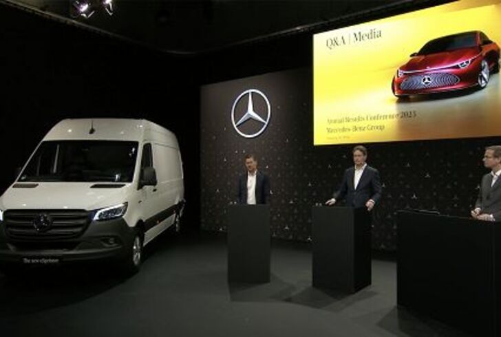 Mercedes ricavi 2023 +2% a 153,2 mld, dividendo sale a 5,3 euro