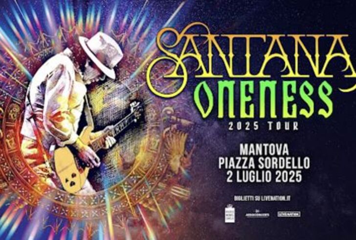 Carlos Santana sbarca in Italia: il 2 luglio 2025 live a Mantova