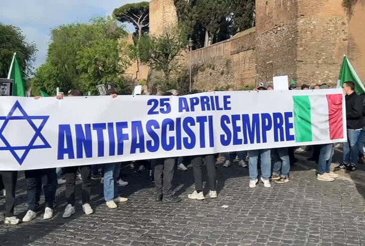 25 aprile, in piazza a Roma la comunità ebraica: antifascisti sempre