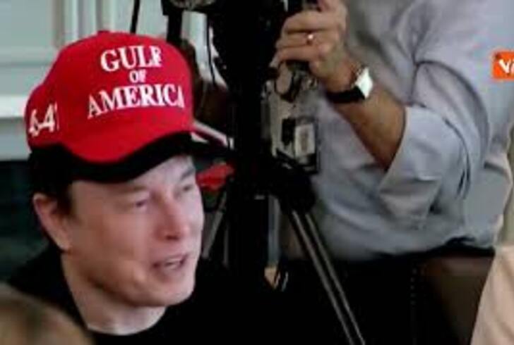 Elon Musk cambia cappello, ora c'è scritto "Golfo d'America"